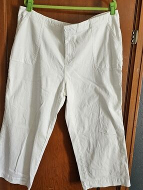 89th & Madison White Wide Leg Pants